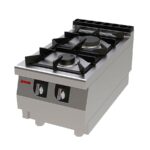 Cocina a Gas 2 Fuegos Sobremesa SERIE 750 EV 400x750x290h mm S702 Jemi