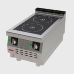 Cocina Vitrocerámica Inducción 2 Fuegos Sobremesa SERIE 750 EV 400x750x290h mm S70V Jemi