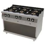 Cocina a Gas 6 Fuegos Modular SERIE 750 EV 1200x750x850h mm T761 Jemi