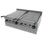 Parrilla Agua Doble a Gas Sobremesa SERIE 600 EV 800x600x260h mm SPG60/2 Jemi