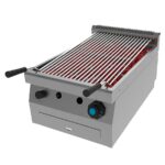 Parrilla a Gas Piedra Volcánica Sobremesa SERIE 600 EV 400x600x260h mm SPLG60 Jemi
