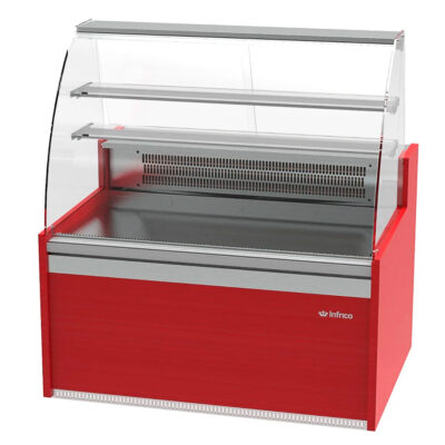 https://donbar.es/wp-content/uploads/2024/09/Vitrina-Expositora-Refrigerada-con-Reserva-para-Pasteleria-Cristal-Curvo-2-Estantes-162-Litros-Frio-Ventilado-Gama-Glace-998x985x1345h-mm-VGL-9-C-INFRICO.jpg
