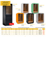 Armario Expositor Refrigerado para Vinos 1 Puerta de Cristal 121 Litros 36 Botellas 5 Estantes 540x550x830h mm KVINUM -WH Horekus - Imagen 2