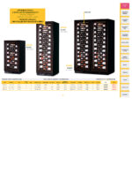 Armario Expositor Refrigerado para Vinos 2 Puertas de Cristal 868 Litros 256 Botellas 22 Estantes 1210x690x1800h mm KW355 Horekus - Imagen 2