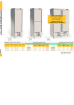 Armario de Congelación Vertical 2 Puertas Opacas 3 Estantes GN 2/1 - 505 Litros Gama SNACK 660x735x2160h mm ASA2-70-N Horekus - Imagen 2