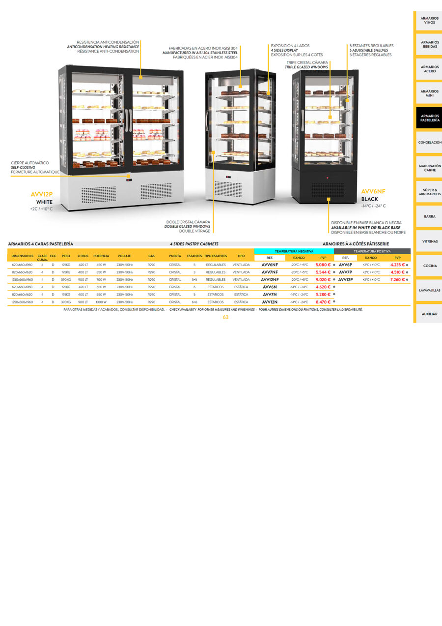 https://donbar.es/wp-content/uploads/2025/06/Vitrina-Expositora-de-Congelacion-para-Pasteleria-1-Puerta-de-Cristal-420-Litros-5-Estantes-620x660x1960h-mm-AVV6NF-Horekus-scaled.jpg