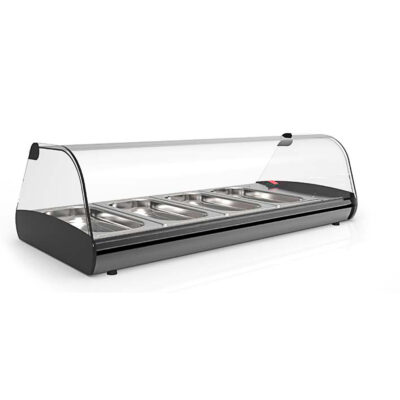 https://donbar.es/wp-content/uploads/2025/07/Vitrina-Expositora-Caliente-Bano-Maria-para-Tapas-4-Bandejas-GN-1-3x40-Cristal-Curvo-Sobremesa-840x395x245h-mm-C4SA-Horekus.jpg