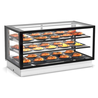 Vitrina Expositora Caliente Integra Drop-In Cristal Recto 1200x600x515h mm DP-120-50C Sayl