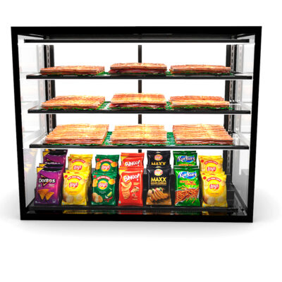 Vitrina Expositora Integra Sobremostrador Compacta Neutra 100 IN-100-80N Sayl