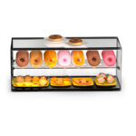 Vitrina Expositora Neutra para Pastelería 1 Estante Cristal Recto Sobremesa 920X330X315h mm EP30M Sayl