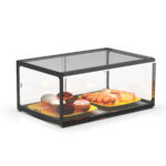 Vitrina Expositora Neutra para Pastelería Cristal Recto Sobremesa 555X330X215h mm EP20SL Sayl