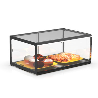 Vitrina Expositora Neutra para Pastelería Cristal Recto Sobremesa 555X330X215h mm EP20SL Sayl