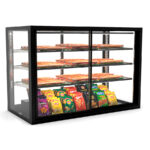 Vitrina Expositora Neutra para Pastelería Integra Drop-In Cristal Recto 3 Estantes 1200x600x815h mm IN-120-80NA Sayl