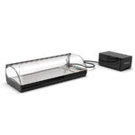 Vitrina Expositora Refrigerada para Tapas Cuba Plana 1 Estante Cristal Curvo Sobremesa Grupo Remoto Gama CLASSIC 840x395x245h mm V4GRP Sayl