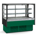 Semi Mural Refrigerado Cristal Recto 3 Estantes 1 Puerta Corredera Evaporador Ventilado Serie SPECTRE VV-RGM 600x710x1195h mm VV-6-6-RGM Docriluc