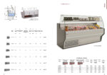 Vitrina Expositora Refrigerada con Reserva para Carnicería y Charcutería Cristal Curvo Evaporador Estático Serie VESPER VE-8-C 1025x800x1235h mm VE-8-10-C Docriluc - Imagen 2
