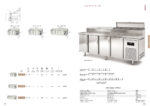 Mesa Refrigerada para Ingredientes 14 Cubetas GN 1/6 - 5 Puertas Opacas 5 Estantes 686 Litros Serie ARGENTUM 2695x700x850h mm MIE-70-270-1/6 Docriluc - Imagen 2