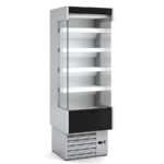 Mural Refrigerado Inoxidable para Lácteos sin Puertas 4 Estantes Evaporador Ventilado Serie CEDAR 685x897x2000h mm DS3 06 I M2 Docriluc