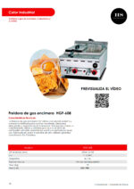 Freidora Gas con Grifo de Vaciado 8 + 8 Litros 2 Cestas Sobremesa 600x612x485h mm HGF-608 HS - Imagen 2