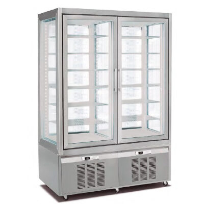 https://donbar.es/wp-content/uploads/2026/03/Armario-Expositora-de-Congelacion-Acero-Inoxidable-para-Pasteleria-840-Litros-1-Puerta-de-Cristal-12-Estantes-1320x655x1900h-mm-CSB-840NV4-CISABA.jpg