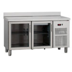 https://donbar.es/wp-content/uploads/2026/03/Mesa-Refrigerada-Acero-Inoxidable-2-Puertas-de-Cristal-200-Litros-1460x600x860h-mm-CSB-600-C-PC-CISABA.jpg