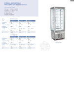 Armario Expositor de Congelación Acero Inoxidable para Pastelería 420 Litros 1 Puerta de Cristal 6 Estantes 700x655x1900h mm CSB 420 NV1 CISABA - Imagen 2