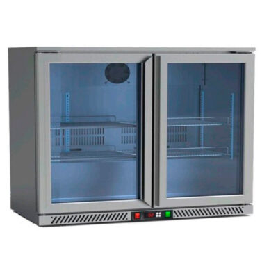 https://donbar.es/wp-content/uploads/2026/04/Armario-Expositor-Refrigerado-Acero-Inoxidable-2-Puertas-de-Cristal-2-Estantes-Sobremesa-186-Litros-RB-220HSS-900x536x840h-mm-EUTRON.jpg