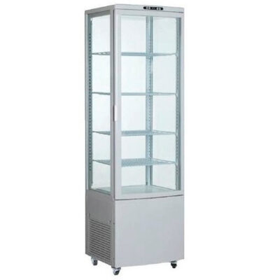https://donbar.es/wp-content/uploads/2026/04/Armario-Expositor-Refrigerado-Blanco-para-Pasteleria-1-Puerta-de-Cristal-235-Litros-4-Estantes-RT-235L-515x485x1690h-mm-EUTRON.jpg