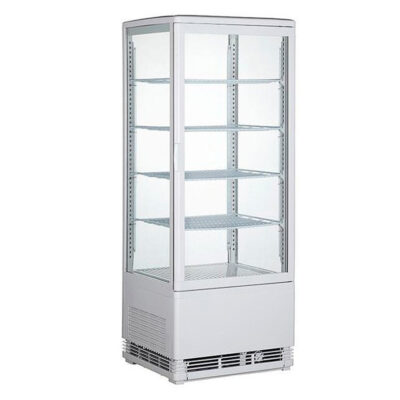 https://donbar.es/wp-content/uploads/2026/04/Armario-Expositor-Refrigerado-Blanco-para-Pasteleria-1-Puerta-de-Cristal-98-Litros-4-Estantes-RT-98L-428x386x1110h-mm-EUTRON.jpg