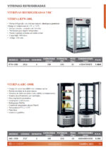 Vitrina Expositora Expositor Refrigerado para Pastelería 1 Puerta de Cristal 100 Litros 3 Estantes 480X480X1030h mm ARC-100R EUTRON - Imagen 2