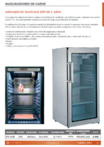Armario de Maduración de Carne 1 Puerta de Cristal 480 Litros 3 Estantes 700x810x1662h mm RTB-480B EUTRON - Imagen 2
