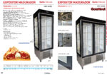 Armario de Maduración de Carne Negro 1 Puerta de Cristal 2 Estantes 600x650x1950h mm MC1 INFRIMA