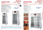Armario de Maduración de Carne de Acero Inoxidable Gris 1 Puerta de Cristal 4 Estantes 720x800x2020h mm MT1 INFRIMA