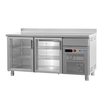 https://donbar.es/wp-content/uploads/2026/04/Frente-Mostrador-Acero-Inoxidable-2-Puertas-de-Cristal-2-Estantes-404-Litros-Gama-600-1492x600x1050h-mm-FBR-150-V-EUTROdN.jpg