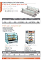 Vitrina Expositora Caliente para Tapas Baño María Sobremesa 5 Cubetas GN1/2 BM-5EUT - 1435x350x315h mm EUTRON - Imagen 2