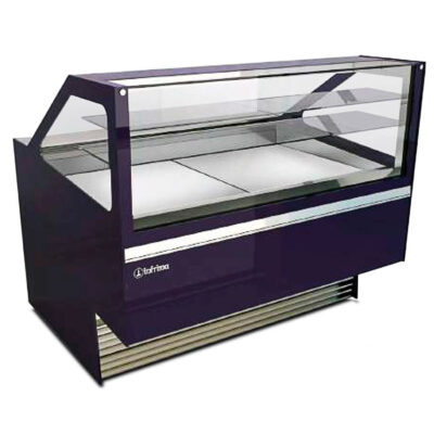Vitrina Expositora Refrigerada para Pastelería Cristal Recto con Reserva 1250x1000x1350h mm GENESIS125 INFRIMA