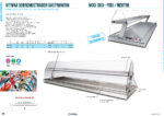 Vitrina Expositora Refrigerada para Pescados Cristal Curvo 1500x490x330h mm DUO1500 INFRIMA