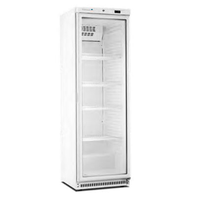 Armario Expositor Refrigerado para Pastelería 386 Litros 1 Puerta de Cristal 4 Estantes 590x645x1860h mm ARV 430 CS PV Corequip