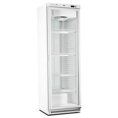 Armario Expositor Refrigerado para Pastelería 386 Litros 1 Puerta de Cristal 4 Estantes 590x650x1860h mm ARV 430 CS SF PV Corequip