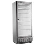 Armario Expositor de Congelación 525 Litros 1 Puerta de Cristal 6 Estantes 750x785x1900h mm MM 5 A N PV Corequip