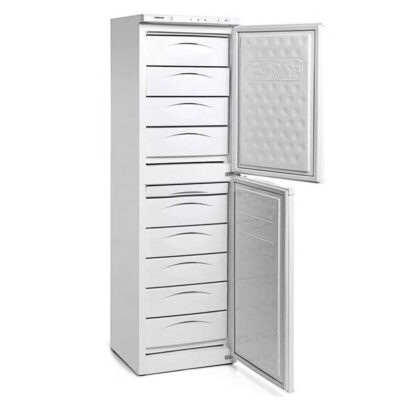 Armario de Congelación 2 Puertas Opacas 9 Cajones 233 Litros 540x600x1920h mm CNG 350 DP Corequip