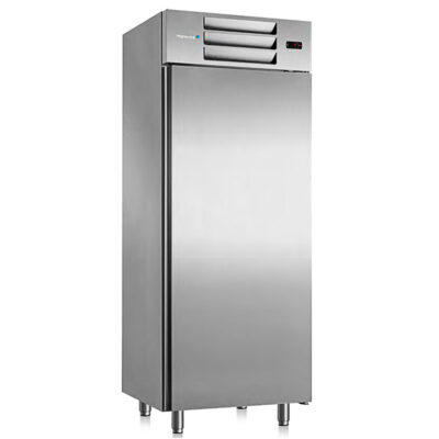 Armario de Refrigeración Acero Inoxidable para Panadería 4 Estantes 1 Puerta Opaca 544 Litros 750x750x1995h mm ATG 600 A PO Corequip
