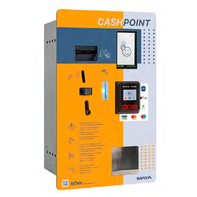 Central de Pagos para Monedas, Billetes y Tarjetas 7 Canales 445x346x740h mm MAYA 5 Corequip