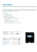 Lector de Tarjeta 6 Canales Kit Nayax Vpos Touch Corequip