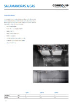 Salamandra Eléctrica Regulable 2 Quemadores 650x430x600h mm SLM-2 Corequip