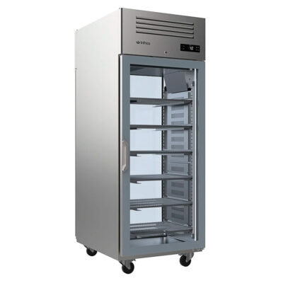 https://donbar.es/wp-content/uploads/2026/07/Armario-Refrigerado-GN-2-1-Acero-Inoxidable-2-Puertas-de-Cristal-Pasantes-6-Estantes-840-Litros-Gama-700-900-400L-796x960x2130h-mm-AGB-901-PDCR-Infrico.jpg
