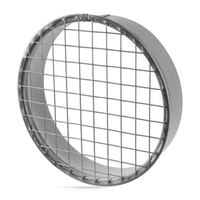 Ø 100 mm - Tapa Final con Malla de Acero Galvanizado Circular para la Instalación de Extracciones de Humo TFM100 Donbar