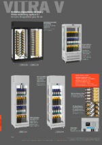 Armario Expositor Refrigerado para Vinos Acero Inoxidable 1 Puerta de Cristal 3 Estantes 600 Litros 128 Botellas Gama VITRA V 650x650x2300h mm LO6511V Infrico - Imagen 3