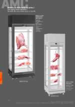Armario de Maduración de Carne Dry Aging Acero Inoxidable 1 Puerta de Cristal 3 Estantes 600 Litros Gama AMC 650x650x2300h mm AMC6714XL Infrico - Imagen 3