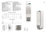 Armario Expositor de Congelación Acero Inoxidable 1 Puerta de Cristal 3 Estantes 409 Litros Gama ECC-55 - 525x780x2055h mm ECCG-55-20 Docriluc - Imagen 2